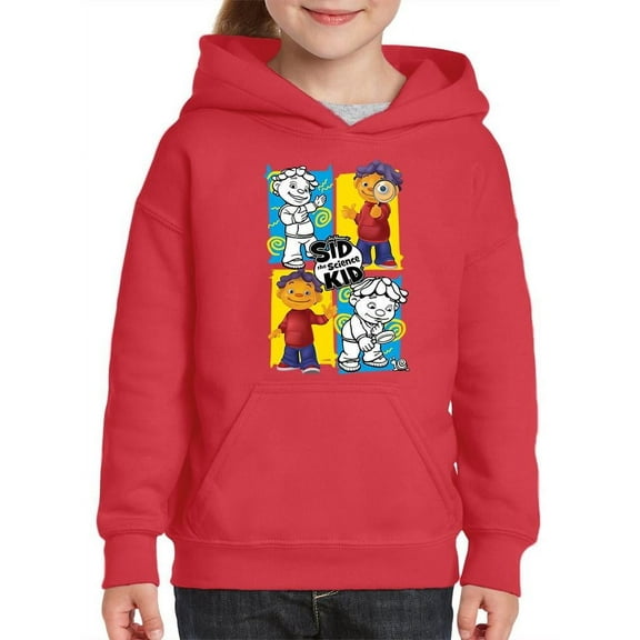 Colorful Curiosity Sid the Science Kid Design - Science And Learning Youth's Hoodie