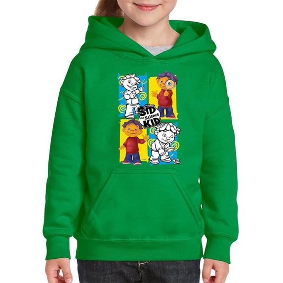 Colorful Curiosity Sid the Science Kid Design - Science And Learning Youth's Hoodie