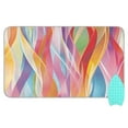 thumbnail image 1 of Colorful Curve Ironing Board Covers Heat Resistant Ironing Pad Mat Portable for Travel Washer Dryer Table, 1 of 6