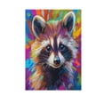 thumbnail image 1 of Colorful Cute Raccoon Garden Flag Double Sided Outdoor Banners Yard Flags for Garden Home Holiday Decorations, 1 of 6