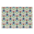 thumbnail image 1 of Colorful Cutting Board, Abstract Geometric Shapes with Rhombus and Triangles on Plain Background, Decorative Tempered Glass Cutting and Serving Board, in 3 Sizes, by Ambesonne, 1 of 2
