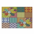 thumbnail image 1 of Colorful Cutting Board, Various Type of Floral and Geometric Forms Mixed Polka Dots Tartan Stripes Design, Decorative Tempered Glass Cutting and Serving Board, Small Size, Multicolor, by Ambesonne, 1 of 1
