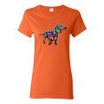 thumbnail image 1 of Colorful Dachshund Is My Spirit Animal Lover Womens Graphic T-Shirt, Orange, Medium, 1 of 3