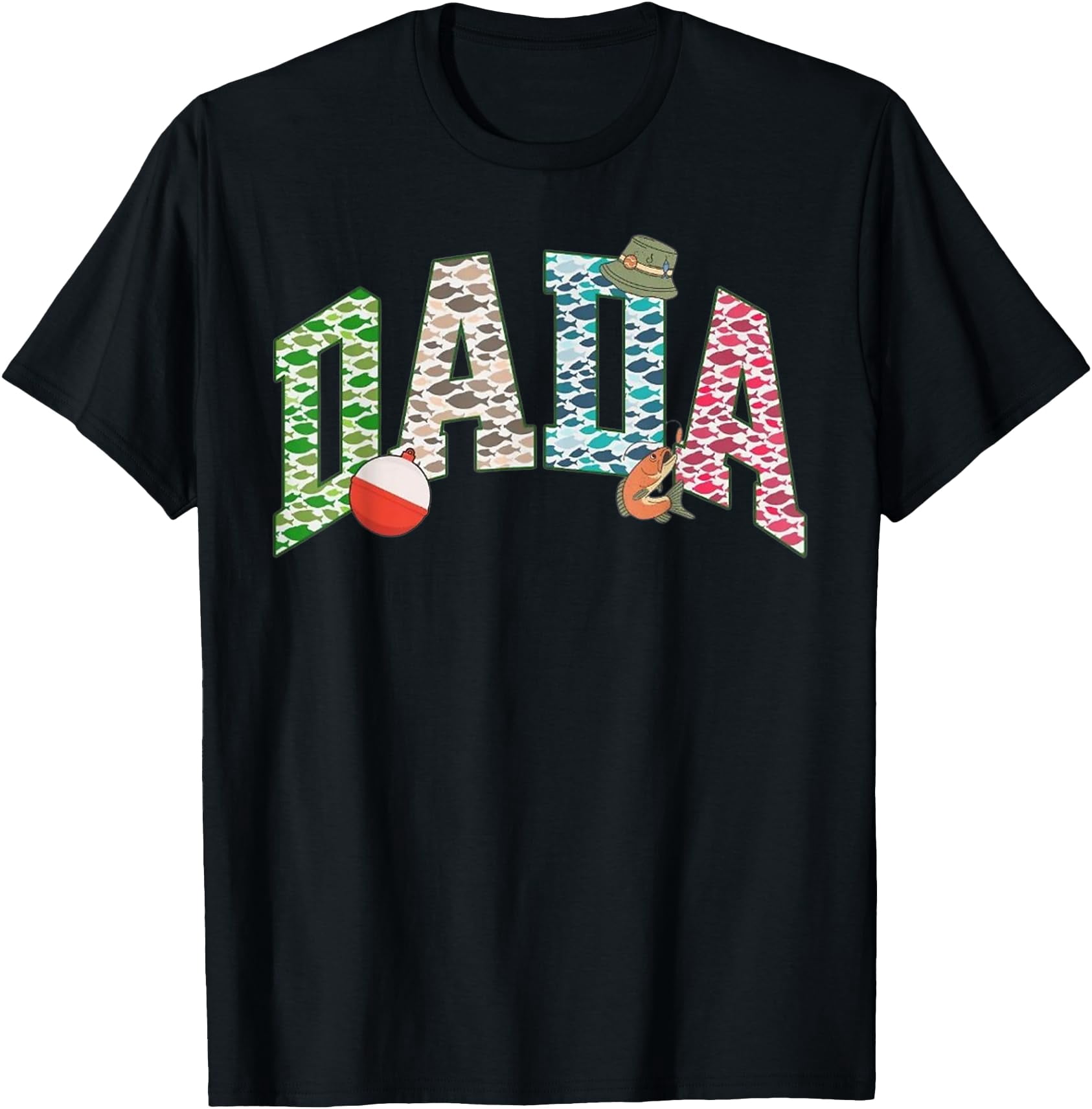 Colorful Dada Fishing-Themed T-Shirt for 1st Birthday Celebration ...