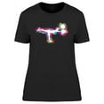 thumbnail image 1 of Colorful Dancing Cheerleader T-Shirt Women -Image by Shutterstock, Female 3X-Large, 1 of 2