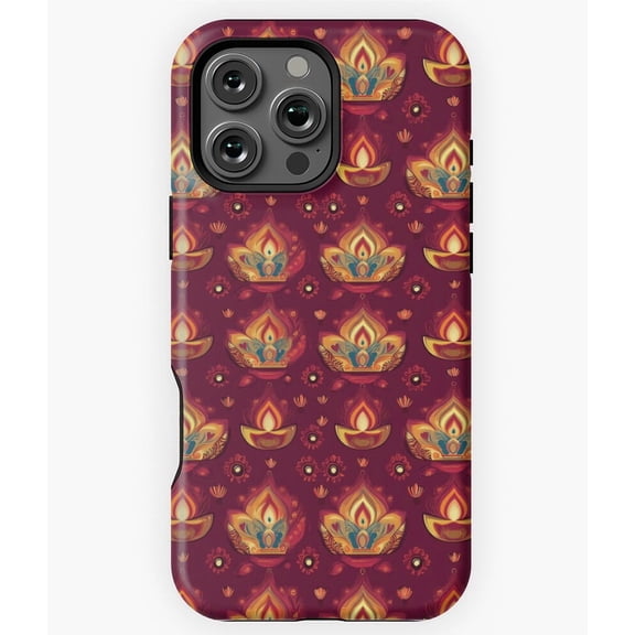 Colorful Decorations for Diwali Lights Phone Case for iPhone 16 15 14 13 12 11 Pro Max Trendy Phone