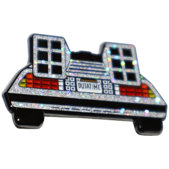 Colorful Delorean Back To The Future Movie Inspired Pin Style #3