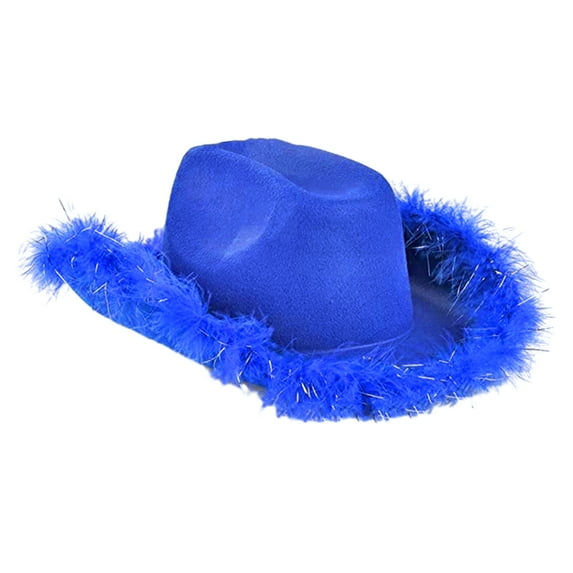 Colorful Denim Cowboy Hat Stylish Unisex Design Wide Application Multifunctional Cowboy Hat for Versatile Western Look
