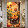 thumbnail image 1 of Colorful Design Autumn Banner Sunflower Pumpkin Harvest for Thanksgiving Decor Seasonal Celebration Outdoor Decoration, 1 of 9