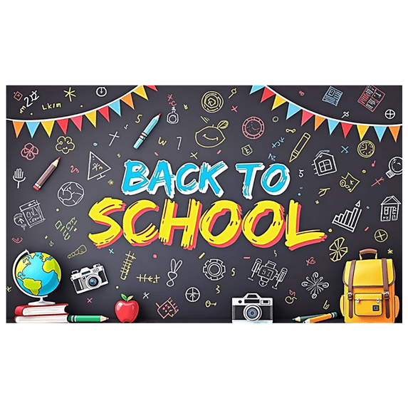 Colorful Design Back to School Banner Educational Theme Classroom Decoration for Students Children Teacher Learning