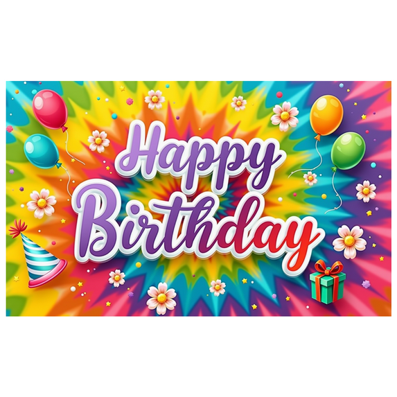 Colorful Design Balloon Banner for Birthday Party Kids Indoor
