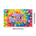 thumbnail image 1 of Colorful Design Balloon Banner for Birthday Party Kids Indoor, 1 of 7