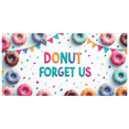thumbnail image 1 of Colorful Design Banner Donut Theme Decorative Backdrop for Birthday Celebration Party Decoration Fun Event, 1 of 7