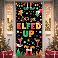 thumbnail image 1 of Colorful Design Christmas Banner Festive Decoration Holiday Backdrop Creative Artwork Party Atmosphere Graphic for Christmas Party Home Decoration Holiday Event, 1 of 9