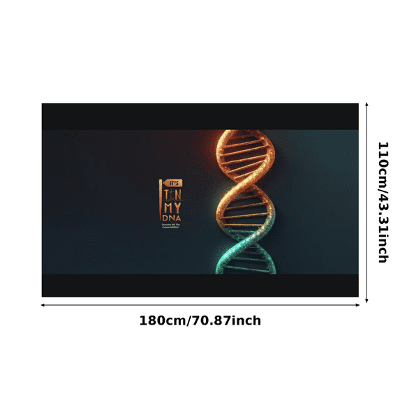 Colorful Design DNA Theme Decorative Element Science Banner for Classroom Decoration Educational Display Science Fair