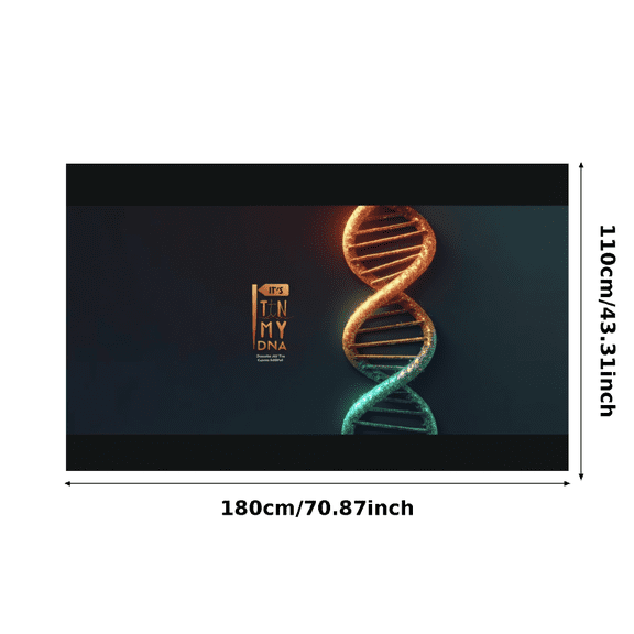 Colorful Design DNA Theme Decorative Element Science Banner for Classroom Decoration Educational Display Science Fair