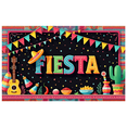 thumbnail image 1 of Colorful Design Fiesta Banner Sombrero Fiesta Party Cactus Fiesta for Mexican Celebration Festive Event Indoor Decor Party Backdrop, 1 of 7