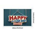 thumbnail image 1 of Colorful Design Happy Labor Day Banner Festive Decoration Durable Material Celebration Sign for Holiday Event Outdoor Decor Public Gatherings, 1 of 7
