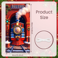 thumbnail image 1 of Colorful Design Holiday Banner Christmas Decoration Train Scene Decor Celebration Backdrop Believe Sign for Holiday Party Indoor Festive Gathering, 1 of 9