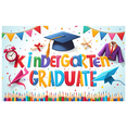 thumbnail image 1 of Colorful Design Kindergarten Graduation Cap Banner Preschool Graduation Decorations for Kindergarten Ceremony School Event Classroom Party, 1 of 8
