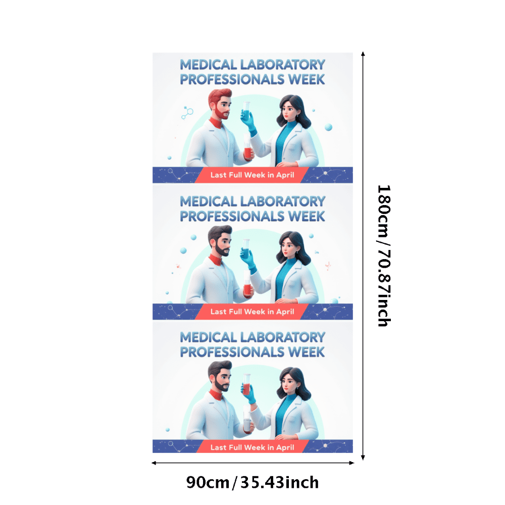 Colorful Design Medical Laboratory Professionals Week Banner ...
