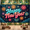 thumbnail image 1 of Colorful Design New Year Celebration Festive Theme Happy New Year Banner for Party Decoration Event Background Holiday Celebration, 1 of 7