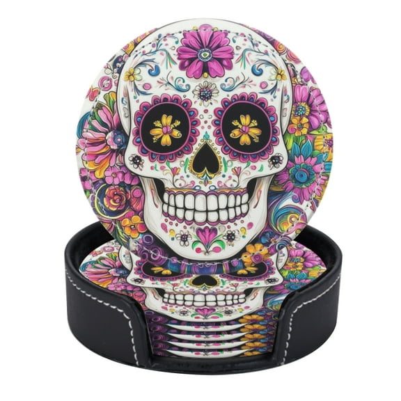 Colorful Design Of Sugar Skull