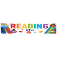 thumbnail image 1 of Colorful Design Reading Banner Educational Rainbow Inspirational for Classroom Decor Kids Reading Event Learning Space, 1 of 6