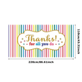 thumbnail image 1 of Colorful Design Thanks Banner Glitter Text Appreciation Decoration for Teacher's Day Employee Recognition Party Decor, 1 of 7