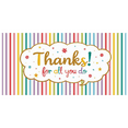 thumbnail image 1 of Colorful Design Thanks Banner Glitter Text Appreciation Decoration for Teacher's Day Employee Recognition Party Decor, 1 of 8