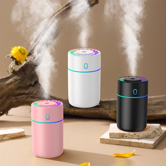 Colorful Desktop Air USB Powered | Portable Atomization Design for Car, Office, Home | Compact, Ultra-Quiet Operation | Enhances Air Quality, Hydration | Mist Diffuser, Multi-Color