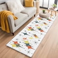 thumbnail image 1 of Colorful Diamond 2'x6' Runner Rugs for Hallway Kitchen Bedside Non Slip Washable, Modern Geometric Middle Century White Entryway Rug Runners with Rubber Backing, Long Carpet Runner for Laundry Room, 1 of 8