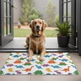 thumbnail image 1 of Colorful Dinosaur Assortment Pattern Door Rugs,Washable Non Slip Door Mats Indoor,Decorative Door Mats,Entry Mat Indoor for Entrance,Bedroom,Kitchen,Bathroom,20"x32", 1 of 6