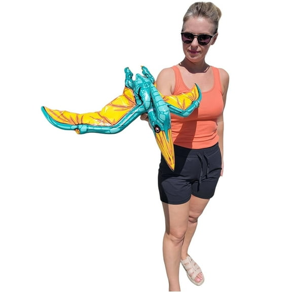Colorful Dinosaur Inflate (About 24") Pterodactyl