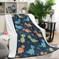 thumbnail image 1 of Colorful Dinosaur Pattern Blanket,Comfortable Soft Lamb Wool Throw Blanket,All Season,Warm Lightweight Blankets for Sofa Bed Couch Living Room Chair,60"x80", 1 of 4