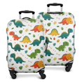 thumbnail image 1 of Colorful Dinosaur Pattern with Eggs and Bones Luggage Cover Fashion Suitcase Cover Baggage Covers Fit 25-28 Inch Luggage (Go Travel), 1 of 5