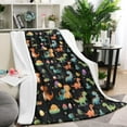 thumbnail image 1 of Colorful Dinosaurs Eggs Pattern Blanket,Comfortable Soft Lamb Wool Throw Blanket,All Season,Warm Lightweight Blankets for Sofa Bed Couch Living Room Chair,40"x50", 1 of 4