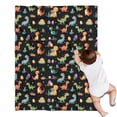 thumbnail image 1 of Colorful Dinosaurs Eggs Pattern Blanket,Comfortable Soft Lamb Wool Throw Blanket,All Season,Warm Lightweight Blankets for Sofa Bed Couch Living Room Chair,30"x40", 1 of 4
