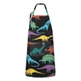 thumbnail image 1 of Colorful Dinosaurs Galaxy Pattern Apron-Garden Aprons for Women with Pockets-Cotton Linen Waterproof Kitchen Cooking Gardening Aprons Adjustable for Kitchen,Cooking,BBQ and Salon 33x27 Inch, 1 of 7