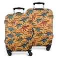 thumbnail image 1 of Colorful Dinosaurs Names Pattern Luggage Cover Fashion Suitcase Cover Baggage Covers Fit 25-28 Inch Luggage (Go Travel), 1 of 5