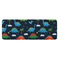 thumbnail image 1 of Colorful Dinosaurs with Palm Trees Kitchen Rug Mat,Kitchen Runner Rugs Non Skid Washable,Decorative Kitchen Floor Mats for Kitchen,Sink,Laundry,17"x47.2", 1 of 7