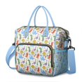 thumbnail image 1 of Colorful Dinosaurs Skating Pattern Womens Lunch Box for Work,Insulated Large Lunch Bag for Tween and Teen,Loncheras Para Mujer,Leakproof Adult Lunch Bag for Work,Beach,Travel,Picnic,Camping, 1 of 7