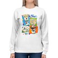 thumbnail image 1 of Colorful Dippin' Dots Ice Cream Treats - Fun Dessert Graphic Women's Sweatshirt, 1 of 4