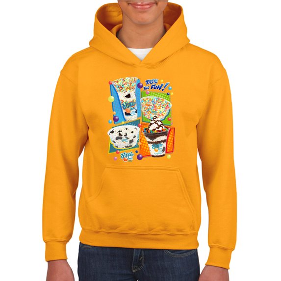 Colorful Dippin' Dots Ice Cream Treats - Fun Dessert Graphic Youth's Hoodie