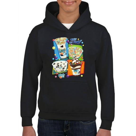 Colorful Dippin' Dots Ice Cream Treats - Fun Dessert Graphic Youth's Hoodie