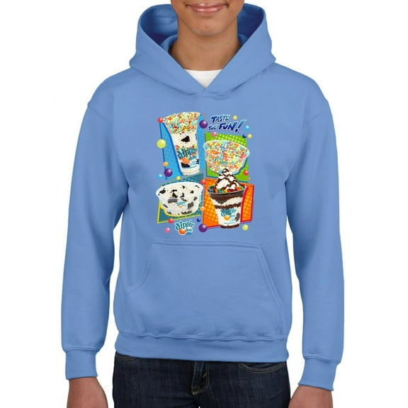 Colorful Dippin' Dots Ice Cream Treats - Fun Dessert Graphic Youth's Hoodie