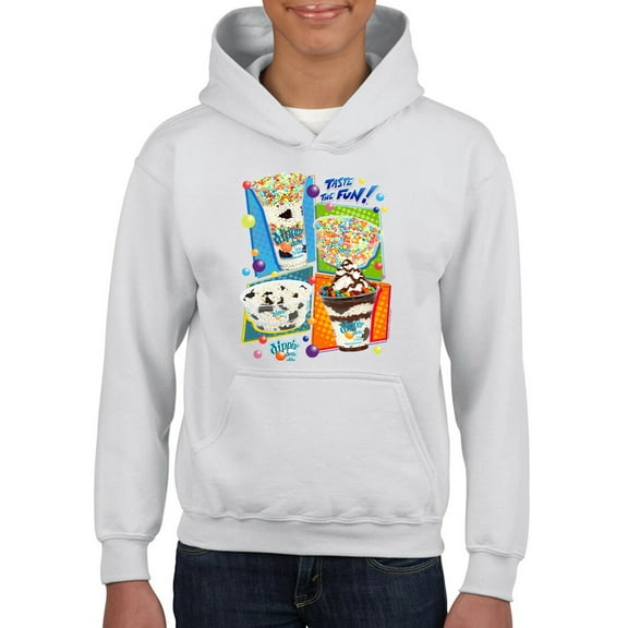 Colorful Dippin' Dots Ice Cream Treats - Fun Dessert Graphic Youth's Hoodie