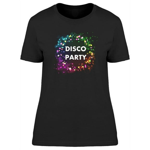 Colorful Disco Party T-Shirt Women -Image by Shutterstock, Female XX-Large