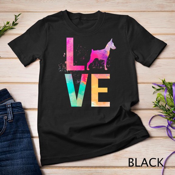 Colorful Doberman Pinscher Dog Mom Gifts Doberman Pinscher T-shirt Sweatshirt