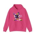 thumbnail image 1 of Colorful Dog Chill Out Cute Unisex Heavy Blend™ Hooded Sweatshirt, 1 of 4